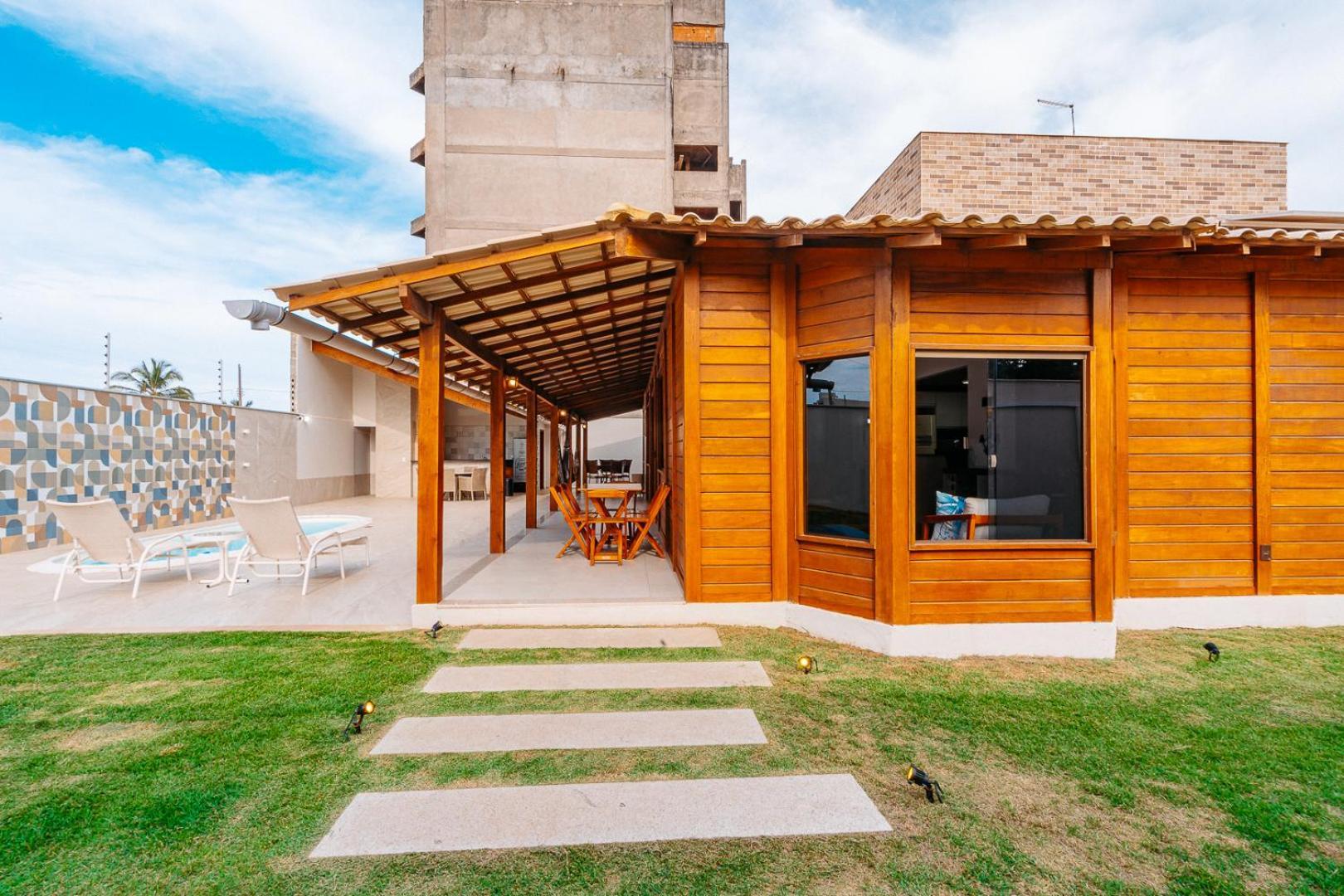 Casadecastelhanos, Quadra Do Mar De Castelhanos, 4 Suites Com Ar, Churrasqueira, Piscina, Hidromassagem, Cozinha Integrada Gourmet Ideal Para Familia E Amigos アンシエタ エクステリア 写真